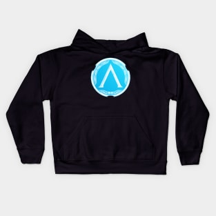 Spartan Warrior Lambda Symbol Kids Hoodie